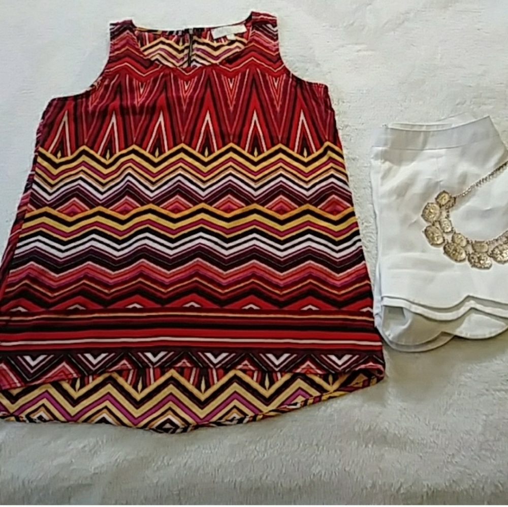 Olive and Oak Sleeveless Blouse